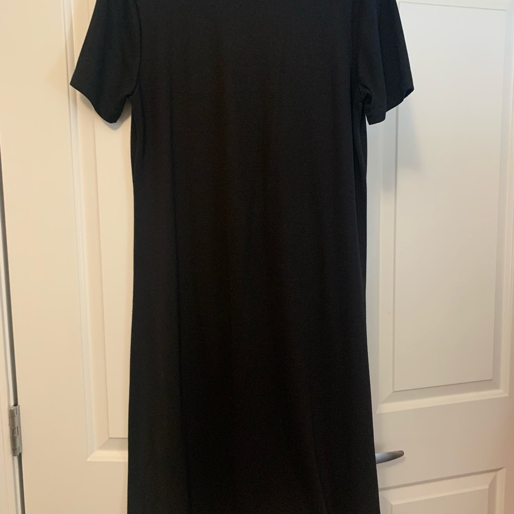 Susan Graver Classic Black Midi Dress